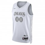 Maillot NBA Dallas Mavericks Personnalisable Nike 2024-25 City Edition Blanc Swingman - Homme